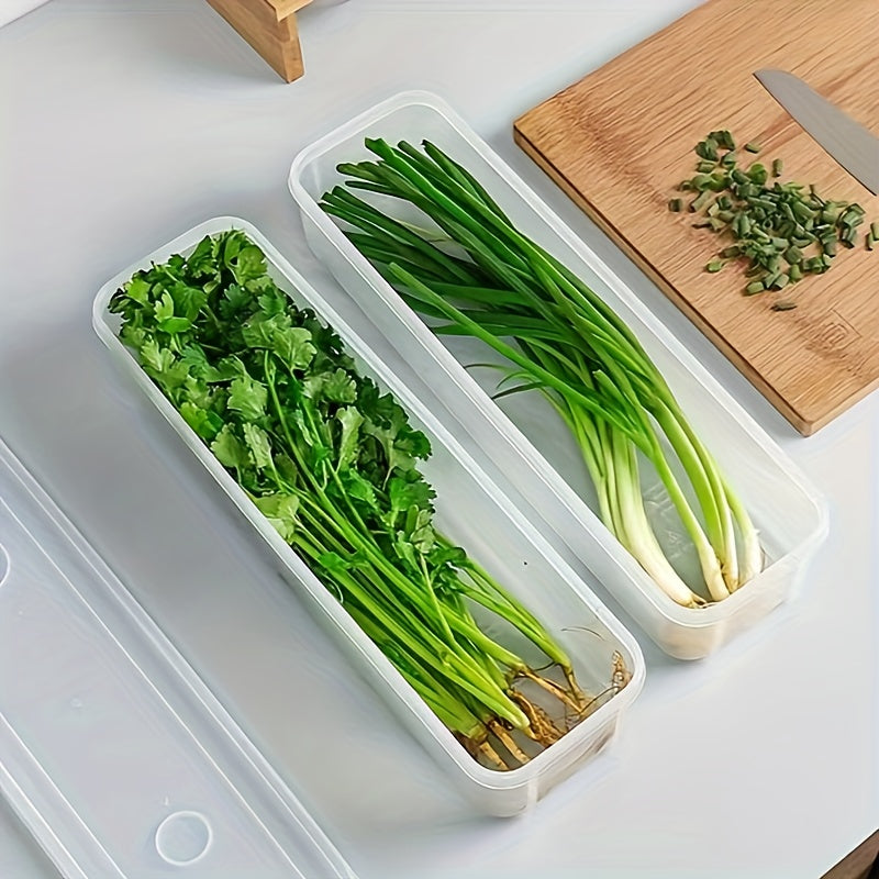 [Food Storage Containers] 6pcs Set of Transparent Food Storage Containers With Lids. Kitchen Accessorise. Made of Food-Grade PP Material. Suitable for Organizing and Storing Noodles, Cilantro, Onions, Pasta, and Most Foods in the Kitchen or Refrigerator